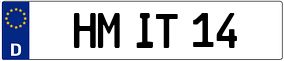 Truck License Plate